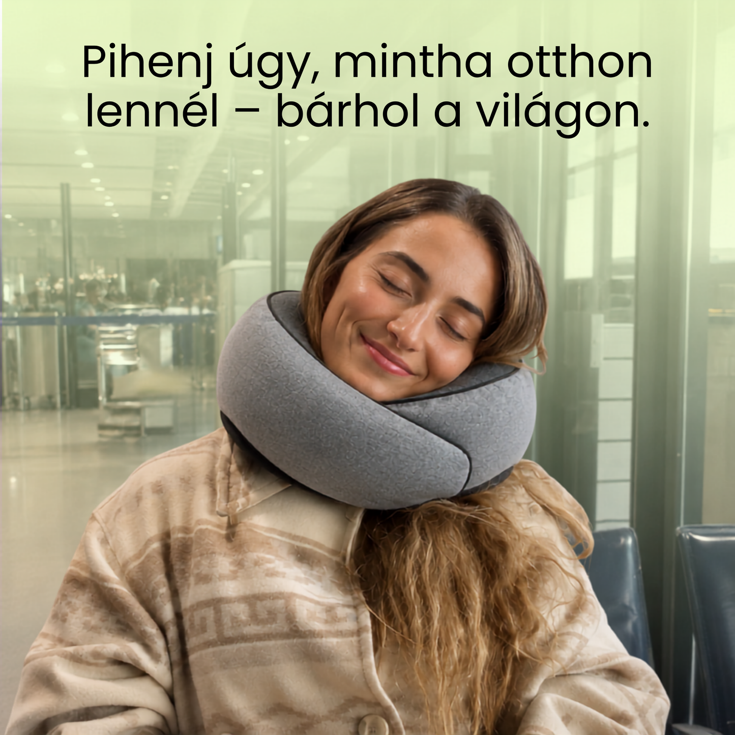 SkyHug® - Memóriahabos Nyakpárna